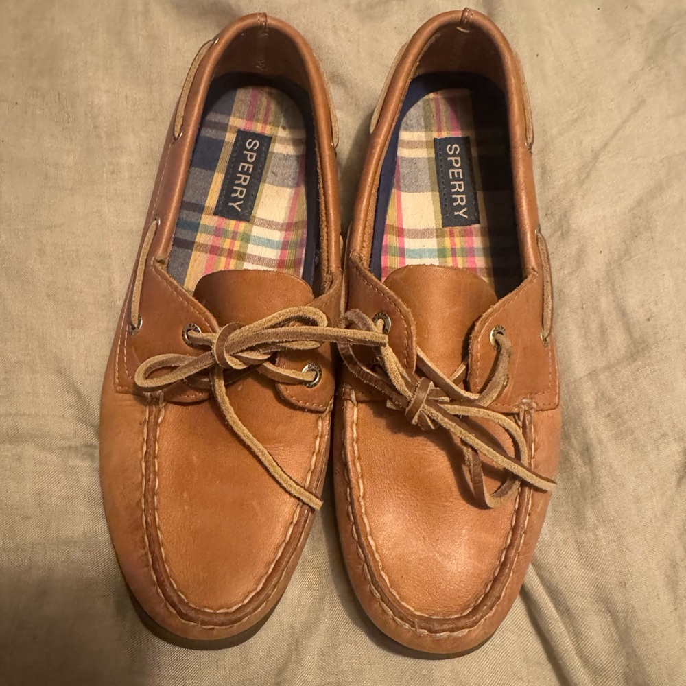 Sperry Women's Brown Leather Boat Shoes